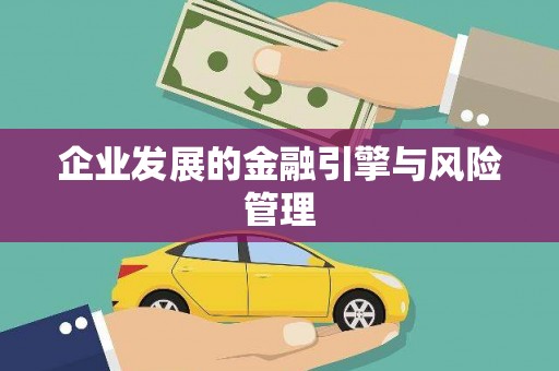 高要企业发展的金融引擎与风险管理
