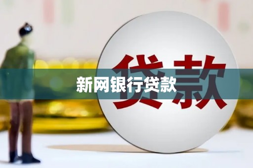 高要新网银行贷款