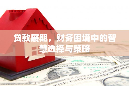 高要贷款展期，财务困境中的智慧选择与策略