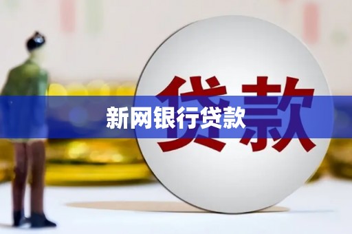 高要新网银行贷款