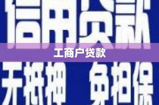 高要工商户贷款