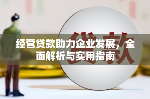 高要经营贷款助力企业发展，全面解析与实用指南
