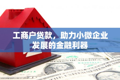 高要工商户贷款，助力小微企业发展的金融利器