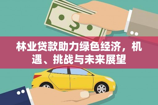 高要林业贷款助力绿色经济，机遇、挑战与未来展望