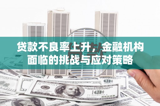 高要贷款不良率上升，金融机构面临的挑战与应对策略