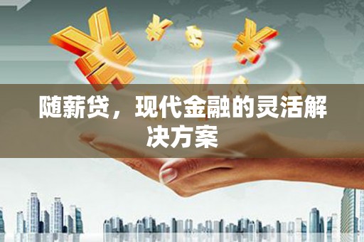 高要随薪贷，现代金融的灵活解决方案