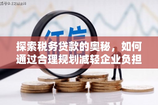 高要探索税务贷款的奥秘，如何通过合理规划减轻企业负担