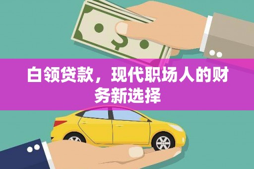 高要白领贷款，现代职场人的财务新选择