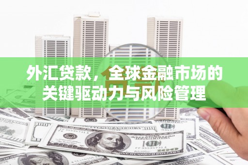 高要外汇贷款，全球金融市场的关键驱动力与风险管理