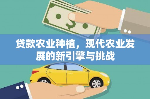 高要贷款农业种植，现代农业发展的新引擎与挑战