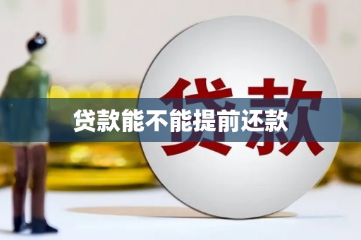 高要贷款能不能提前还款