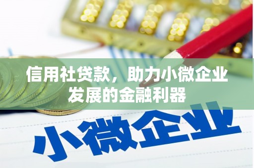 高要信用社贷款，助力小微企业发展的金融利器