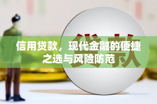 高要信用贷款，现代金融的便捷之选与风险防范