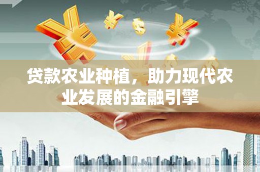 高要贷款农业种植，助力现代农业发展的金融引擎