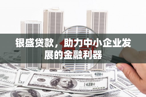 高要银盛贷款，助力中小企业发展的金融利器