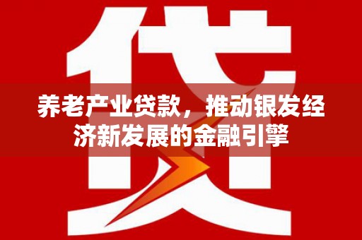 高要养老产业贷款，推动银发经济新发展的金融引擎