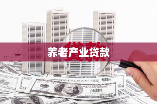 高要养老产业贷款