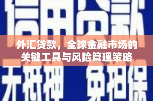 高要外汇贷款，全球金融市场的关键工具与风险管理策略