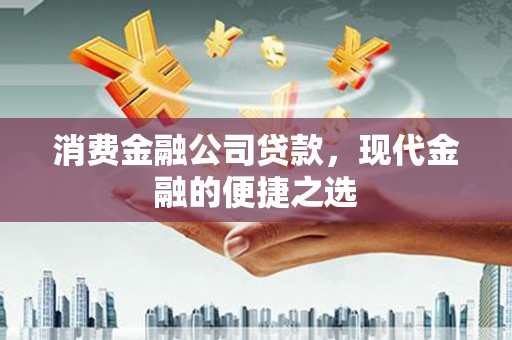 高要消费金融公司贷款，现代金融的便捷之选