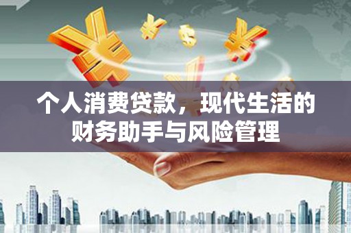 高要个人消费贷款，现代生活的财务助手与风险管理