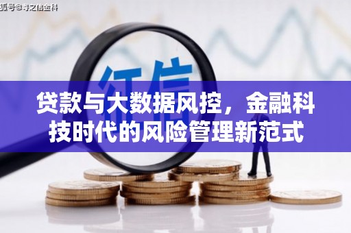 高要贷款与大数据风控，金融科技时代的风险管理新范式
