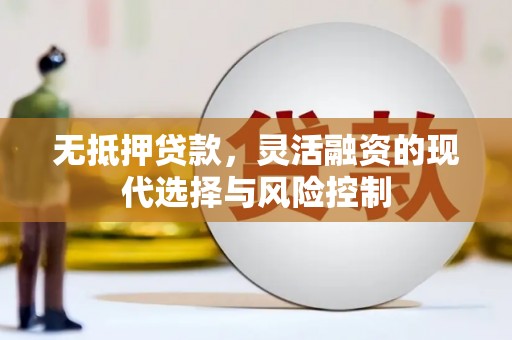 高要无抵押贷款，灵活融资的现代选择与风险控制