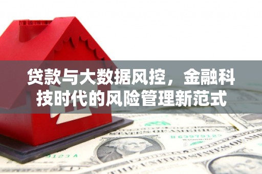 高要贷款与大数据风控，金融科技时代的风险管理新范式