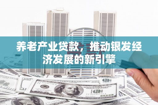 高要养老产业贷款，推动银发经济发展的新引擎