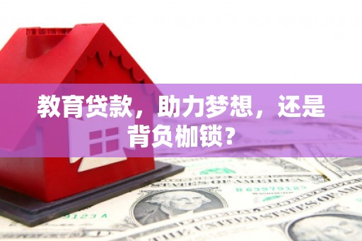 高要教育贷款，助力梦想，还是背负枷锁？