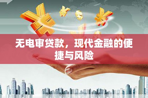 高要无电审贷款，现代金融的便捷与风险