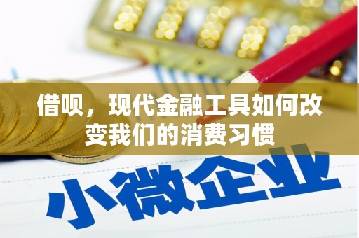 高要借呗，现代金融工具如何改变我们的消费习惯