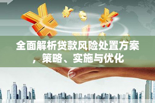 高要全面解析贷款风险处置方案，策略、实施与优化
