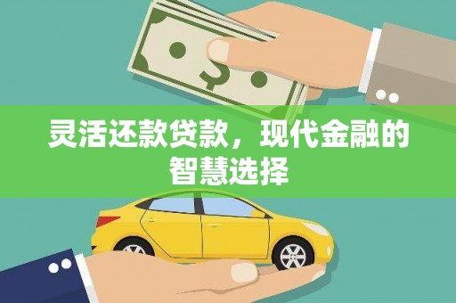 高要灵活还款贷款，现代金融的智慧选择