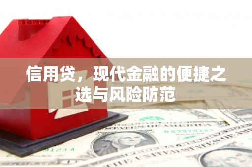 高要信用贷，现代金融的便捷之选与风险防范
