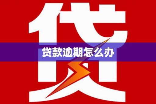高要贷款逾期怎么办
