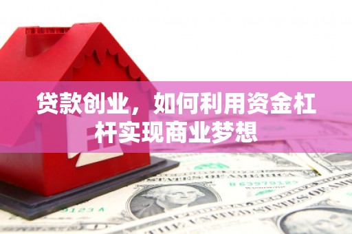 高要贷款创业，如何利用资金杠杆实现商业梦想