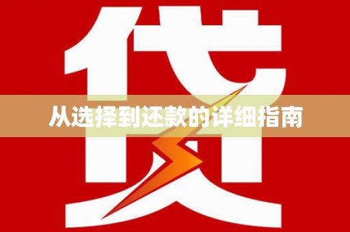 高要从选择到还款的详细指南