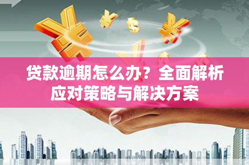 高要贷款逾期怎么办？全面解析应对策略与解决方案