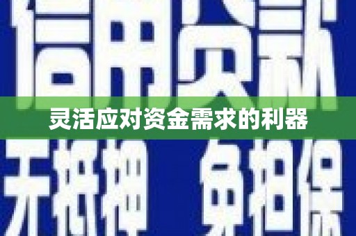 高要灵活应对资金需求的利器