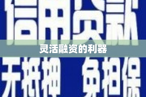 高要灵活融资的利器